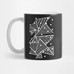 Abstraction Spots Zoom Black Mug